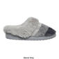 Womens Cuddl Duds&#174; Color Block Faux Fur Clog Slippers - image 2