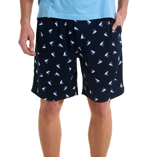 Mens Preswick & Moore(R) Sail Boats Pajama Shorts - image 