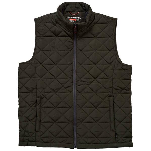 Mens Hawke & Co. Diamond Quilt Vest - image 