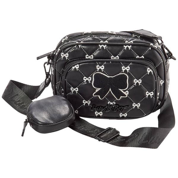 Luv Betsey by Betsey Johnson Lia Bow Embroidery Crossbody - image 