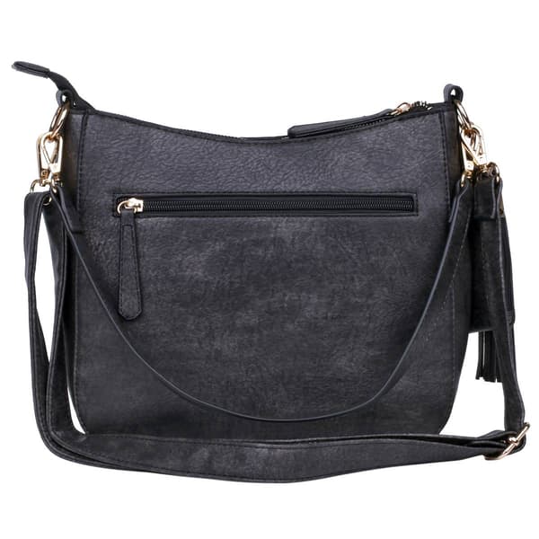 Julia Buxton Whip Stitch Vegan Leather Crossbody Bag