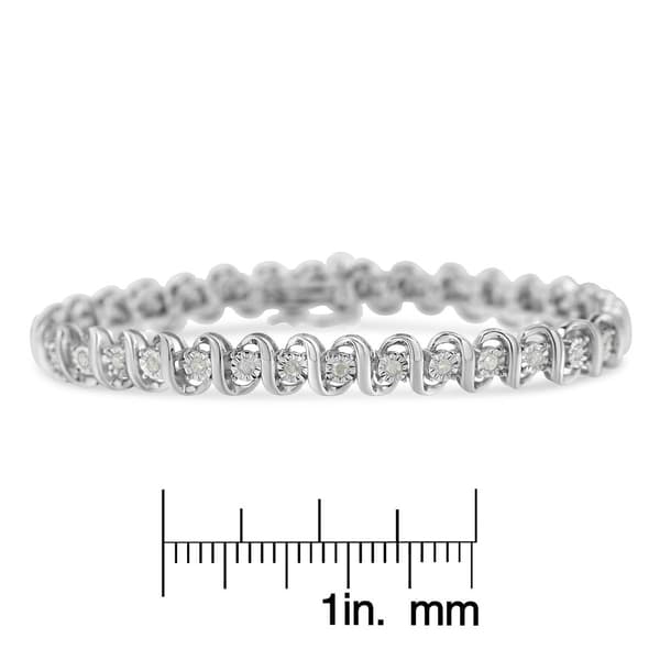 Diamond Classics&#8482; Rose Cut Diamond & S-Link Bracelet