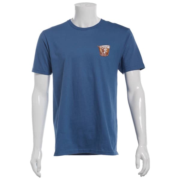 Mens I Need Glasses Short Sleeve Tee - Indigo Blue