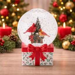 Melrose 6.5in. LED Cardinal Snow Globe