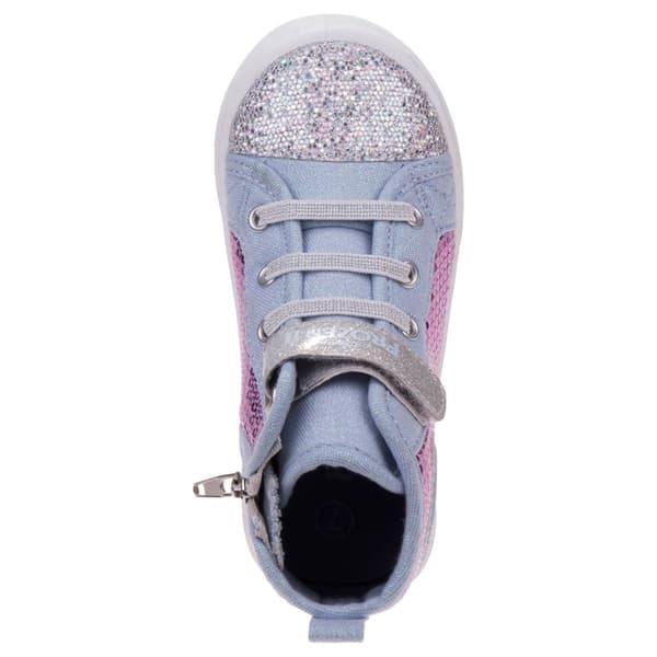 Little Girls Disney Frozen Elsa and Anna Canvas Fashion Sneakers