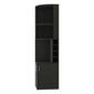 FM FURNITURE Kava Delhi Black Corner Bar Cabinet - image 1