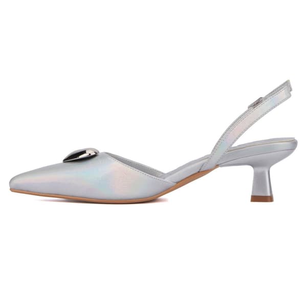 Womens Olivia Miller Mystic Slingback Kitten Heels