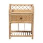Baxton Studio Kobie Natural Brown Rattan 1-Drawer Nightstand - image 4