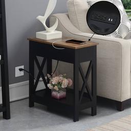 Convenience Concepts Oxford Flip Top End Table