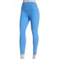 Womens RBX Ankle Carbon Peach Solid Leggings - Capri Blue - image 1