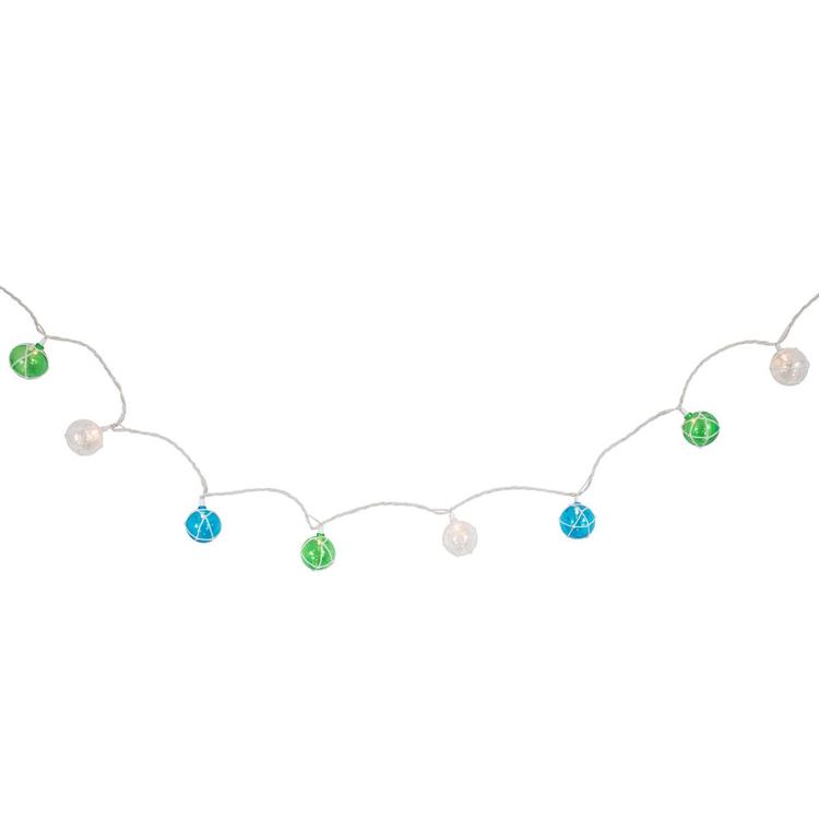 Northlight Seasonal 6ft. White Twine Wrapped Christmas Lights