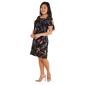 Petite MSK Short Sleeve Tie Sleeve Solid Shift Dress - image 4