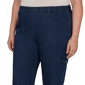 Plus Size Alfred Dunner Indigo Girls Pull On Cargo Pocket Jeans - image 4