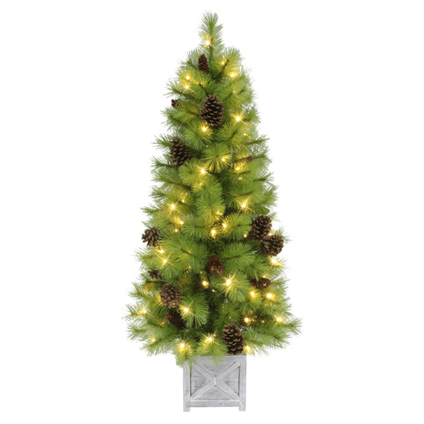 Puleo International 4.5ft. Pre-Lit Arkansas Pine Christmas Tree