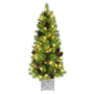 Puleo International 4.5ft. Pre-Lit Arkansas Pine Christmas Tree - image 1