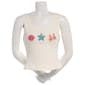 Juniors No Comment Center Beaded Applique Rib Tank - image 1