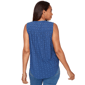 Petite Ruby Rd. French Riviera Sleeveless Eyelet Blouse - image 2