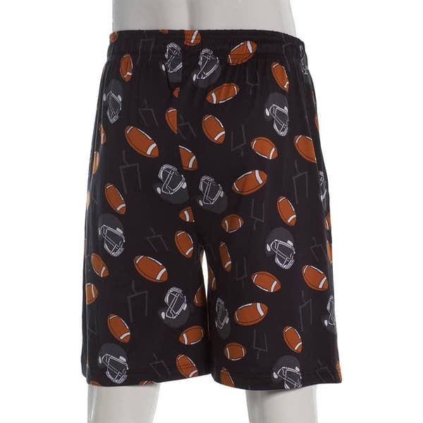 Mens Preswick & Moore® Football Drawstring Pajama Shorts