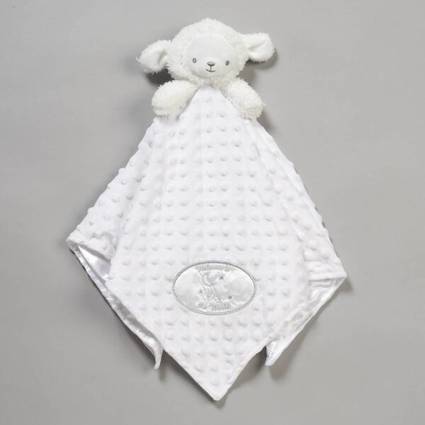 Little Me Welcome to World Lamb Snuggle Blanket - image 