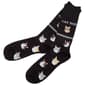 Mens Davco&#40;R&#41; Cat Dad Crew Socks - Black - image 1