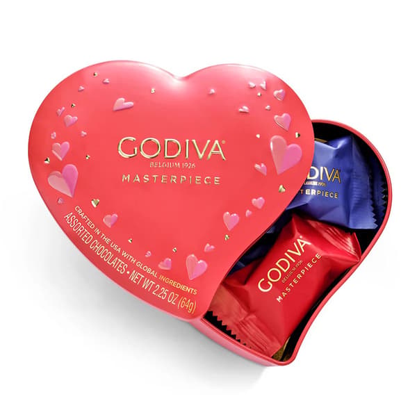 Godiva 7pc. Masterpiece Heart Chocolate Box - image 