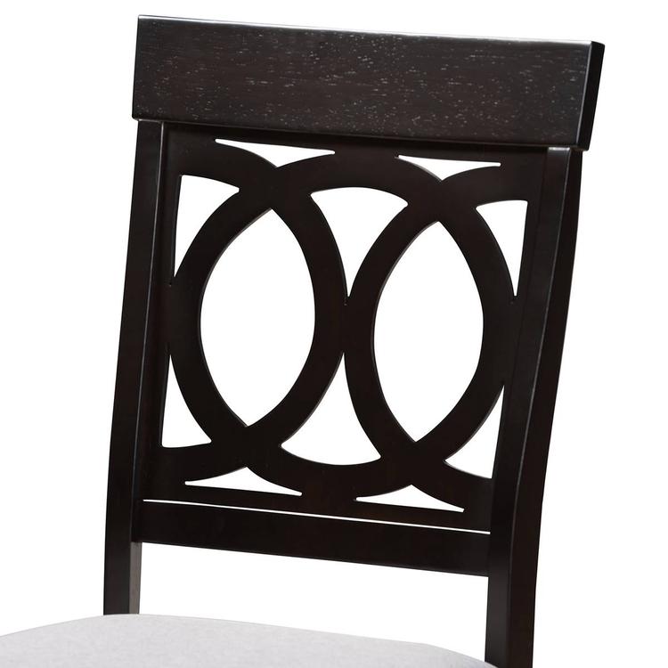 Baxton Studio Lucie Wooden Dining Chair - Set of 4