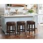 New Ridge Home Goods Chapman 25in. Swivel Barstool - Walnut - image 2