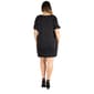 Plus Size 24/7 Comfort Apparel Short Sleeve Loose Fit Shift Dress - image 2