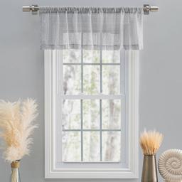 Ricardo(R) Stripe Lace Rod Pocket Valance - 54x15