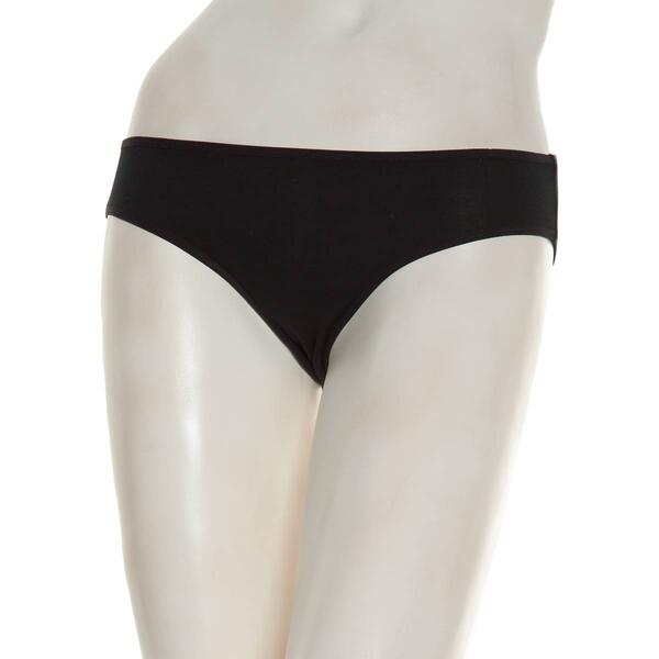 Womens Rene Rofe Cotton Spandex Bikini Panties  16206-BLK4 - image 