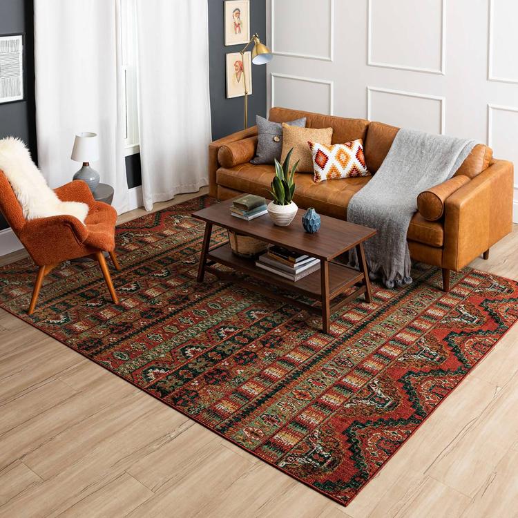 Mohawk Home Rutland Red Large Area Rug