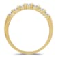 Nova Star® 14kt. Gold Plated Lab Grown Diamond Multi Row Band - image 3