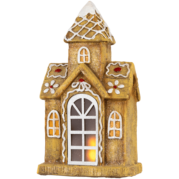 Northlight LED Christmas Gingerbread House with Icing Accents
