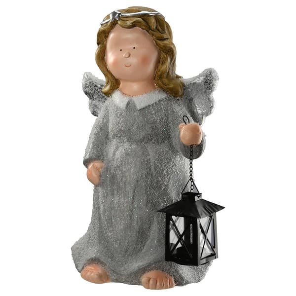 National Tree Angel Holding Tealight - image 