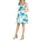 Womens 24/7 Comfort Apparel Floral Maternity A-Line Dress - image 2