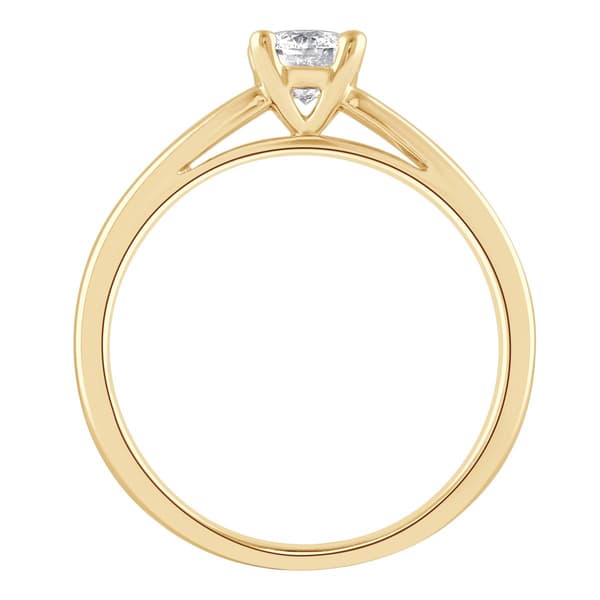 Nova Star® Yellow Gold 1/2ctw. Lab Grown Diamond Solitaire Ring