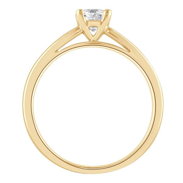 Nova Star&#174; Yellow Gold 1/2ctw. Lab Grown Diamond Engagement Ring