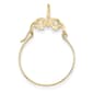 Gold Classics&#40;tm&#41; 14kt. Gold Butterflies Charm Holder - image 1
