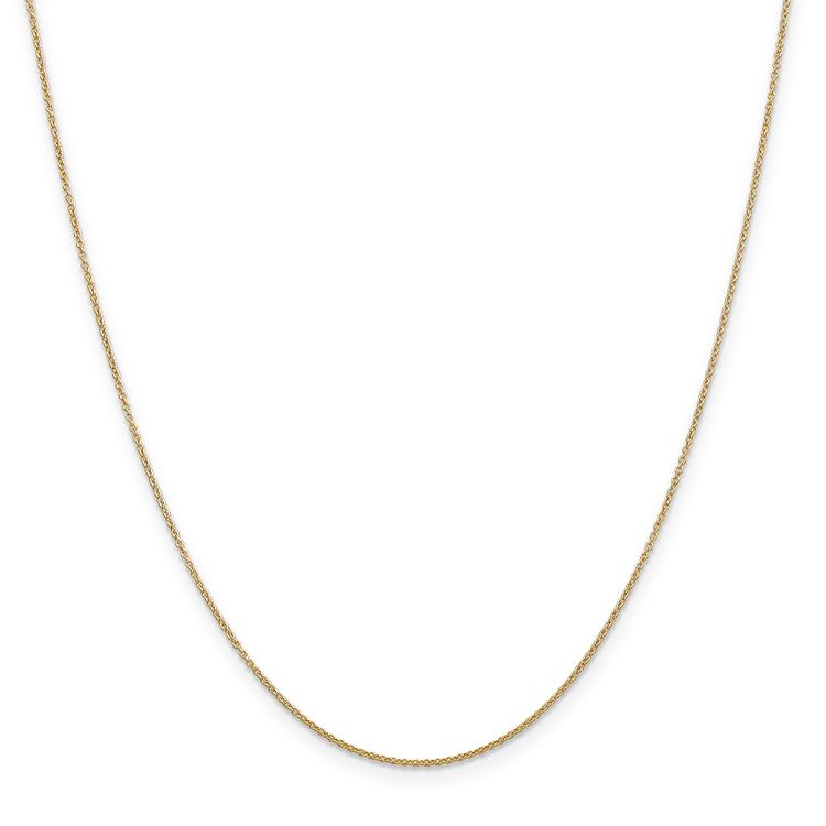 Gold Classics(tm) .9mm. 14kt. Gold Cable Chain Necklace