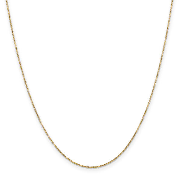 Gold Classics&#40;tm&#41; .9mm. 14kt. Gold Cable Chain Necklace - image 