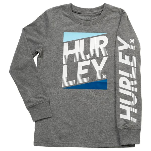 Boys &#40;8-20&#41; Hurley Stadium Long Sleeve Graphic Tee - image 