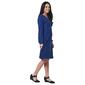 Womens Nina Leonard Long Balloon Sleeve Fit & Flare Sweater Dress - image 3