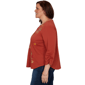 Plus Size Alfred Dunner Classics Tossed Floral Butterfly Blouse - image 4