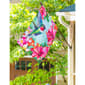 Evergreen Hummingbird and Hibiscus Garden Flag - image 2