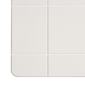 VCNY Home White Carved Grid Diatomite Stone Bath Mat - image 2