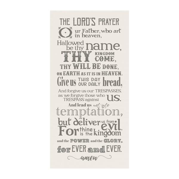 Artisan Home The Lord''s Prayer Canvas Wall Decor - image 