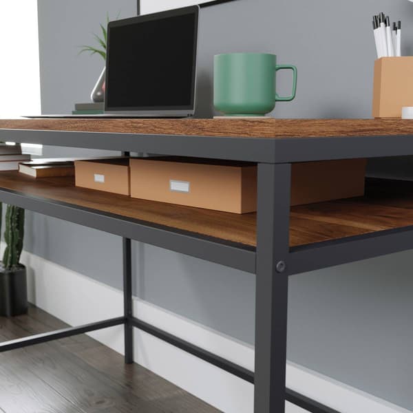 Sauder Nova Loft Writing Desk with Shelf
