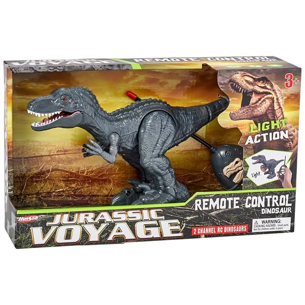 Hunson Jurassic Voyage Remote Control  T-Rex W/Sound & Light - image 