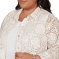 Plus Size Alfred Dunner Natural Wonder Sequin Two In One Blouse - image 5