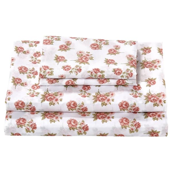 Ashley Cooper(tm) Bedding Essentials Rose Trellis Microfiber Sheets - image 